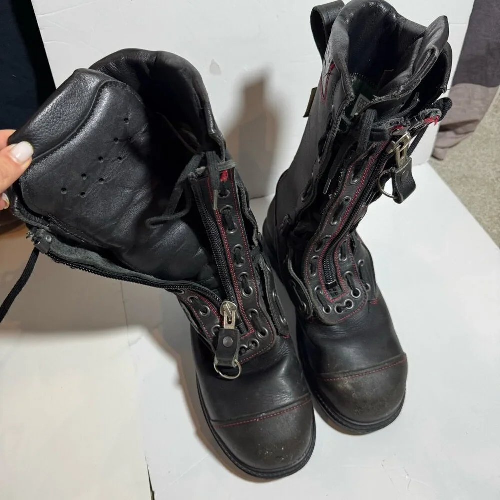 Haix Fire Flash Firefighter Safety Tow Boots Crosstech Black 8.5 EU 41 Workwear